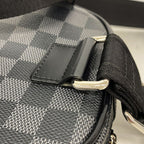 Louis Vuitton Belt Bag Damier Graphite Ambler Black — view 7