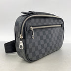 Louis Vuitton Belt Bag Damier Graphite Ambler Black — view 2