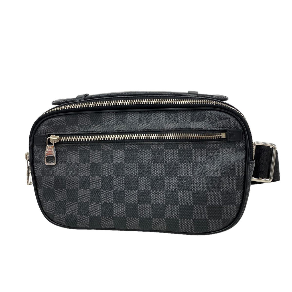 Louis Vuitton Belt Bag Damier Graphite Ambler Black