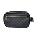 Louis Vuitton Belt Bag Damier Graphite Ambler Black