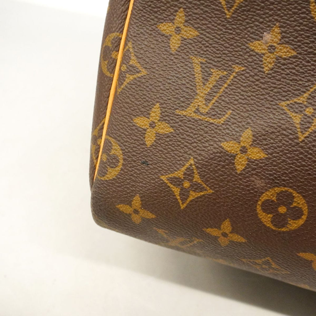 Louis Vuitton Boston Bag Monogram Keepall 55 Brown — view 7