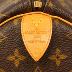 Louis Vuitton Boston Bag Monogram Keepall 55 Brown — view 5