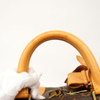 Louis Vuitton Boston Bag Monogram Keepall 55 Brown — view 8