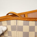 Louis Vuitton Tote Bag Damier Azur Neverfull MM Rose Ballerine — view 6