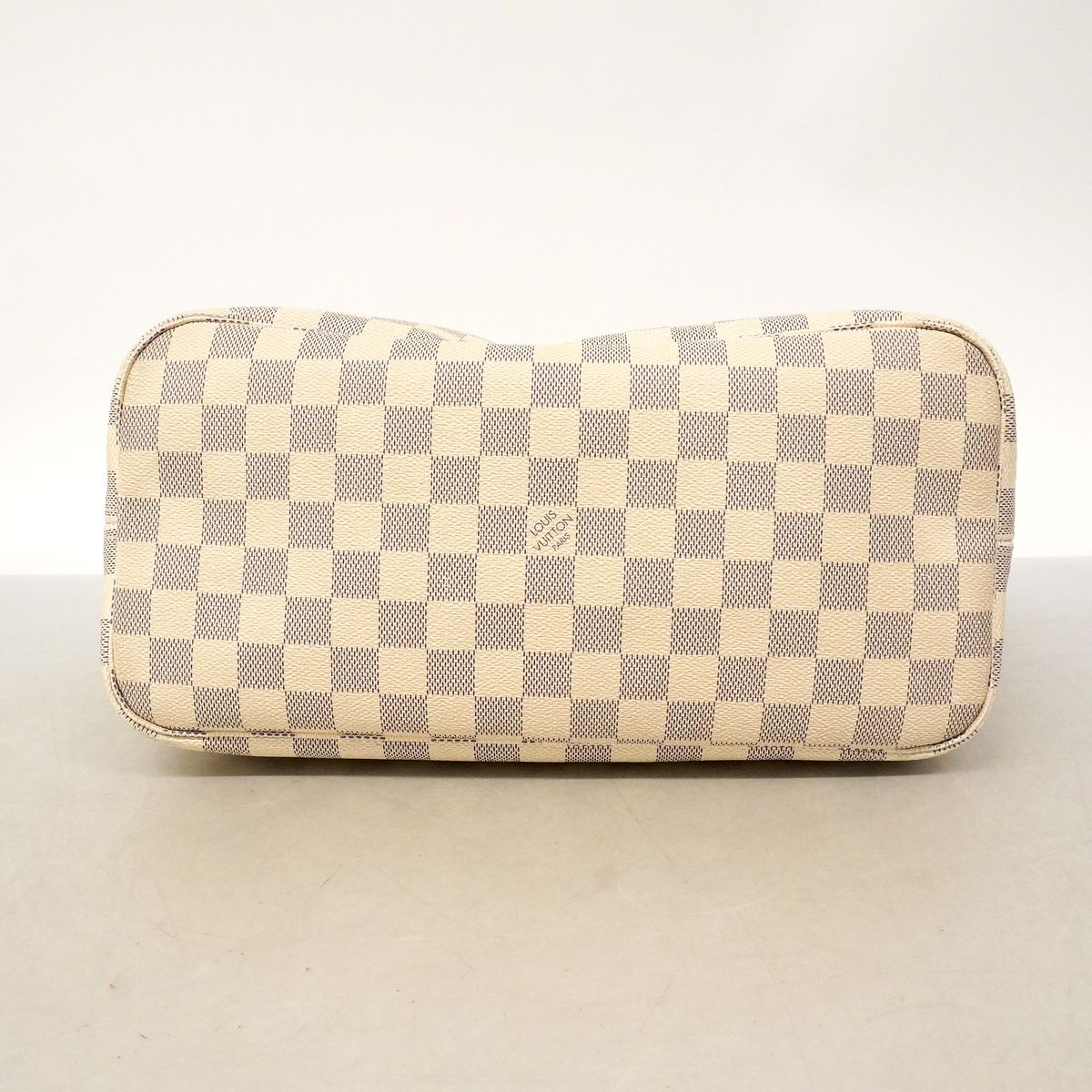 Louis Vuitton Tote Bag Damier Azur Neverfull MM Rose Ballerine — view 3