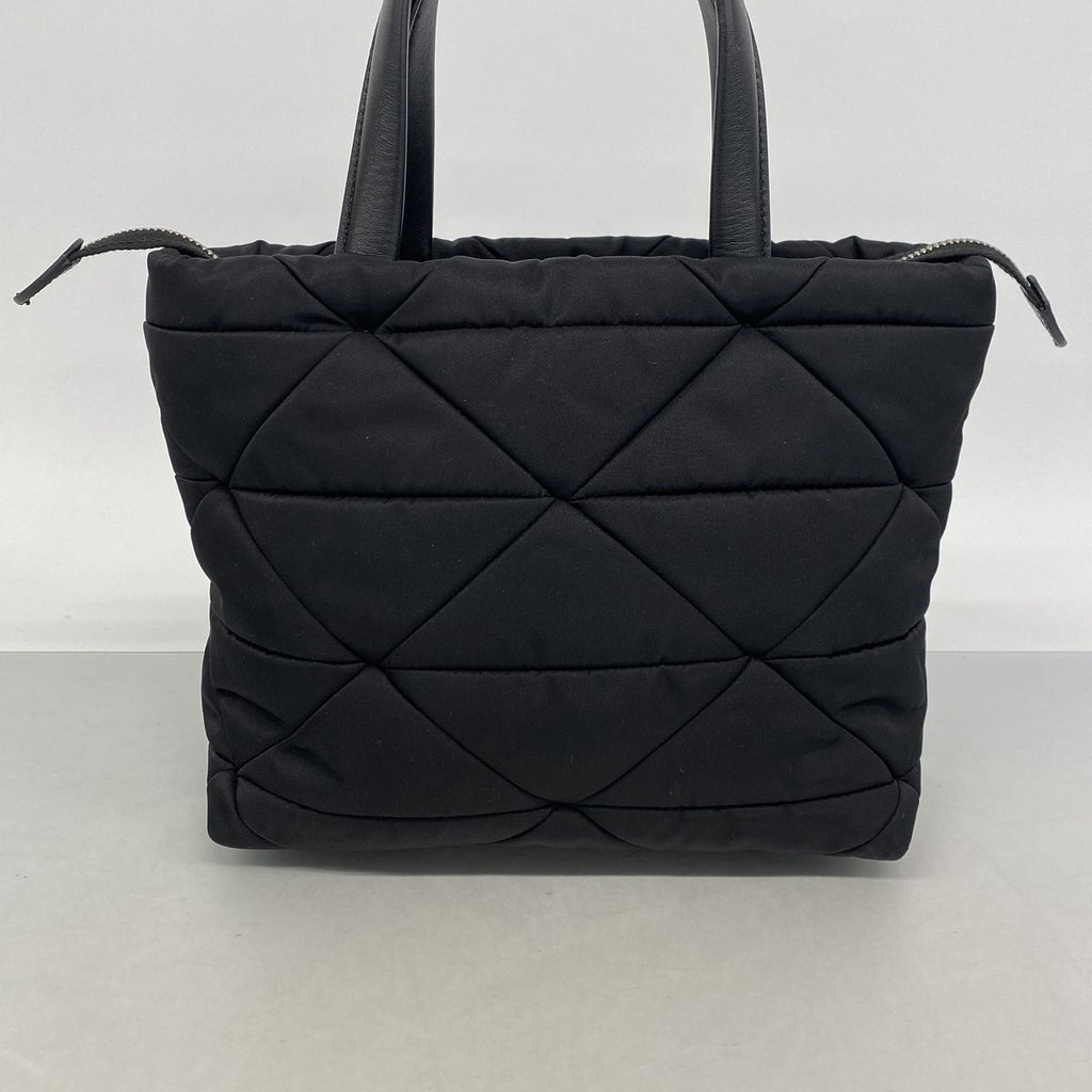 Prada Tessuto Padette Nylon Black Silver 2-Way Bag — view 8