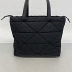 Prada Tessuto Padette Nylon Black Silver 2-Way Bag — view 8