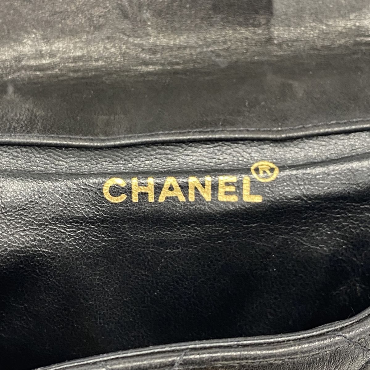 Chanel Backpack Quilted Lambskin Black Gold — view 5