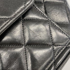 Chanel Backpack Quilted Lambskin Black Gold — view 8