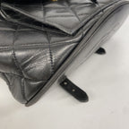 Chanel Backpack Quilted Lambskin Black Gold — view 7