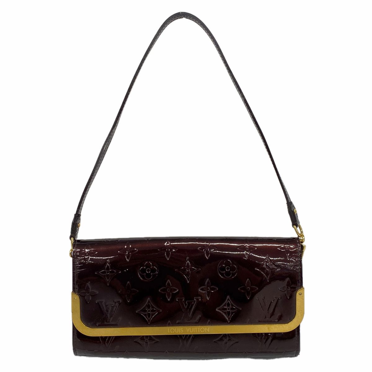 Louis Vuitton Vernis Rossmore MM Rouge Fauvist Handbag
