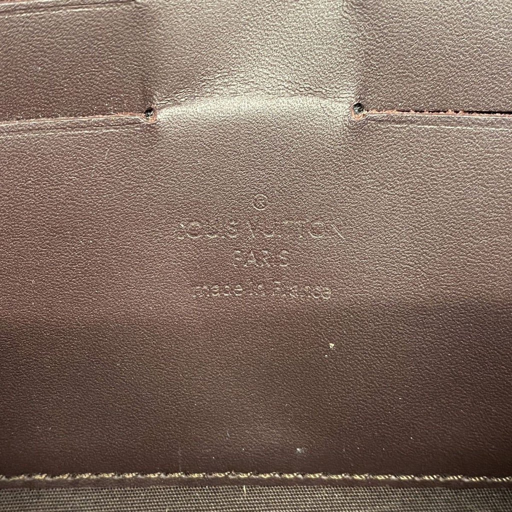 Louis Vuitton Vernis Rossmore MM Rouge Fauvist Handbag — view 5