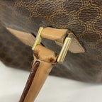 Celine Macadam Brown Gold 2-Way Bag — view 8