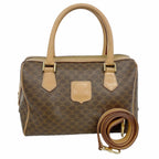 Celine Macadam Brown Gold 2-Way Bag