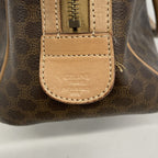 Celine Macadam Brown Gold 2-Way Bag — view 5