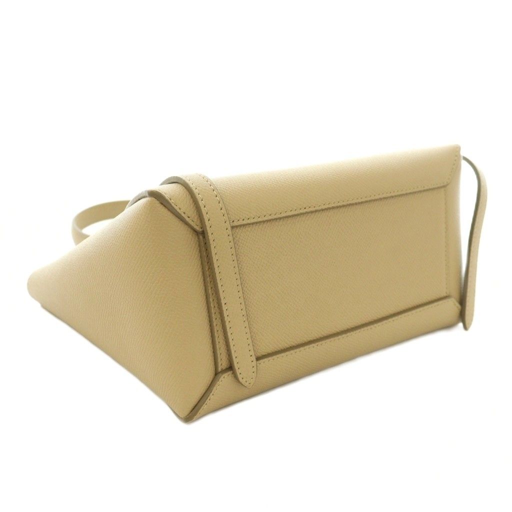 Celine Belt Bag Nano Light Taupe Bag Light 2-Way Hand Shoulder One Leather — view 7