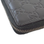Guccissima Zip Around Wallet Black — view 8