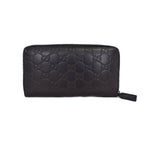 Guccissima Zip Around Wallet Black — view 2