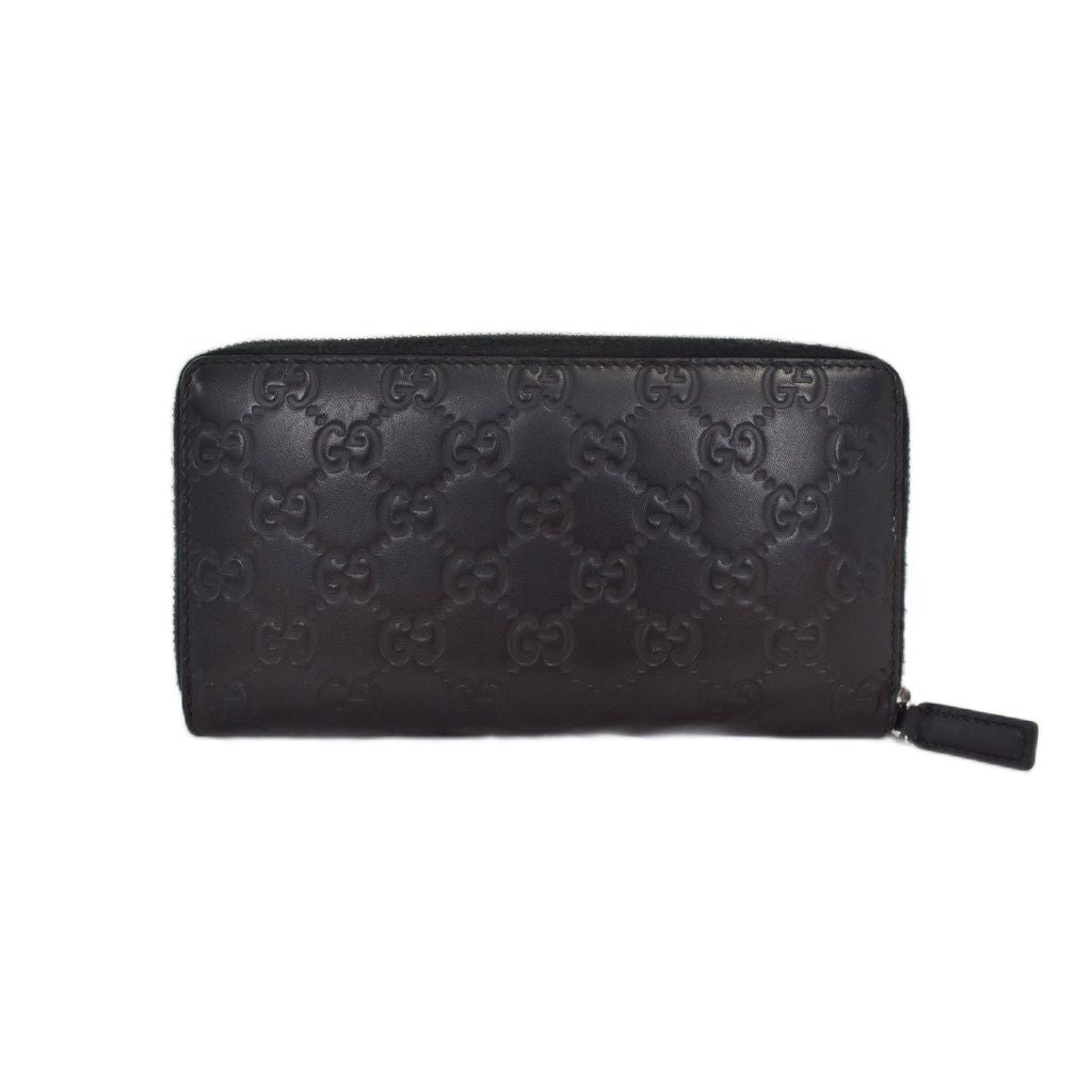 Guccissima Zip Around Wallet Black — view 2