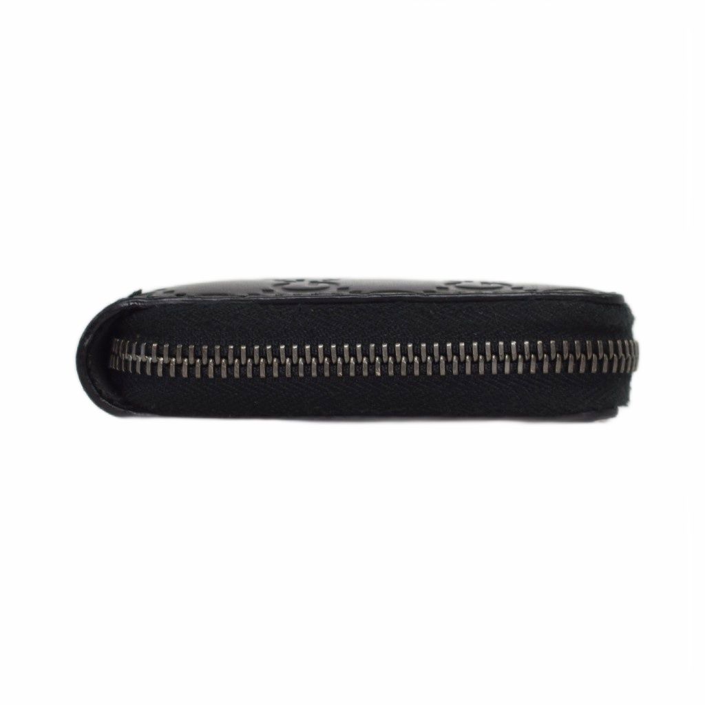 Guccissima Zip Around Wallet Black — view 3