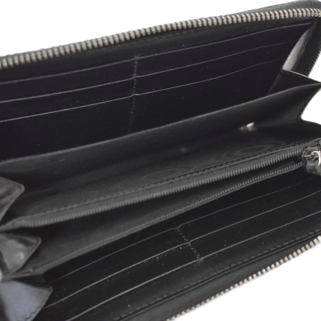 Guccissima Zip Around Wallet Black — view 4