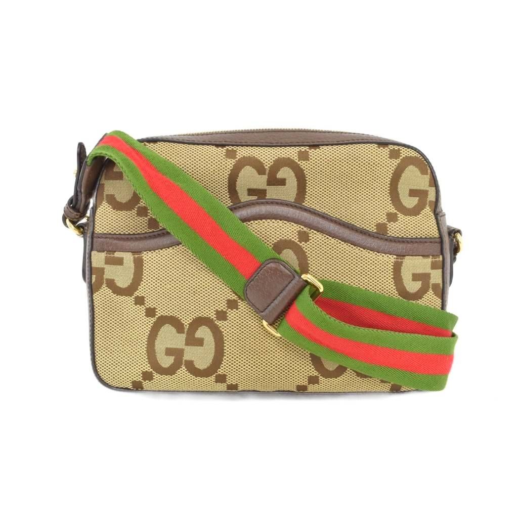 Gucci Jumbo GG Shoulder Bag Beige
