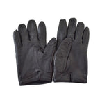 Gucci GG Leather Gloves Sheepskin Black — view 2