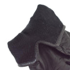 Gucci GG Leather Gloves Sheepskin Black — view 5