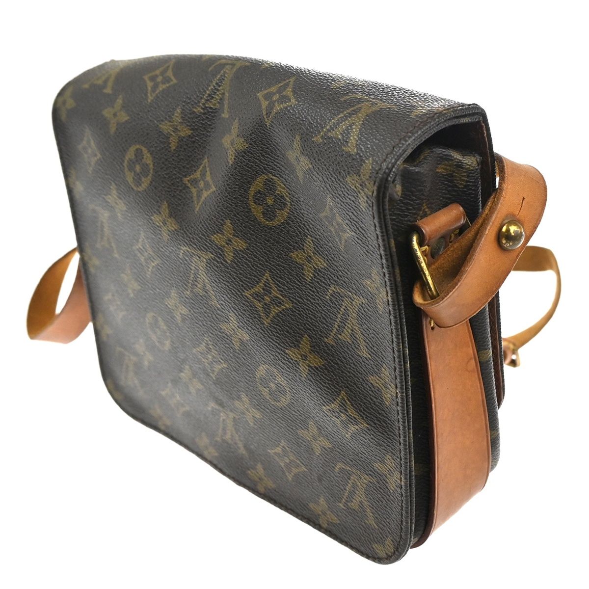 Louis Vuitton Shoulder Bag Monogram Leather — view 4