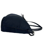Prada Logo Nylon Leather 2-Way Tote Shoulder Bag Navy — view 6