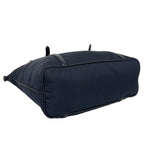 Prada Logo Nylon Leather 2-Way Tote Shoulder Bag Navy — view 7