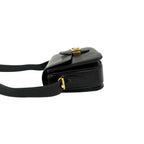 Celine Vintage Carriage Leather Shoulder Bag Crossbody Brown — view 5