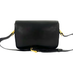 Celine Vintage Carriage Leather Shoulder Bag Crossbody Brown — view 3