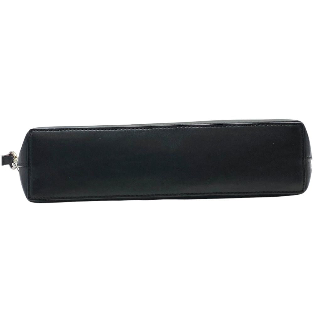 Fendi Clutch Pouch FF Logo Zucca Leather Black Lightweight Capacity — view 3