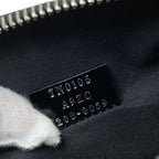 Fendi Clutch Pouch FF Logo Zucca Leather Black Lightweight Capacity — view 7