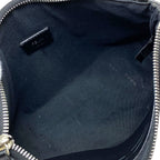 Fendi Clutch Pouch FF Logo Zucca Leather Black Lightweight Capacity — view 6