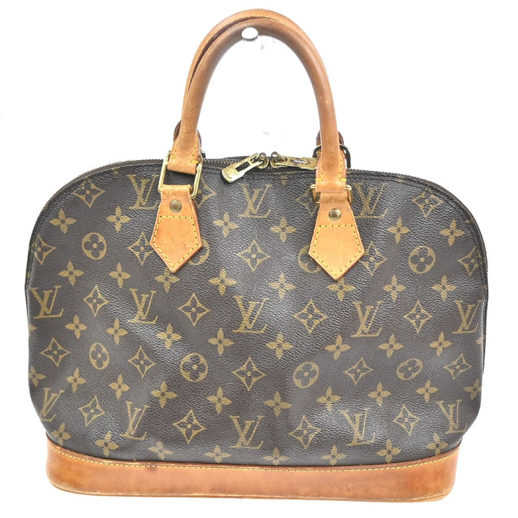 Louis Vuitton Alma Monogram Leather Handbag — view 3