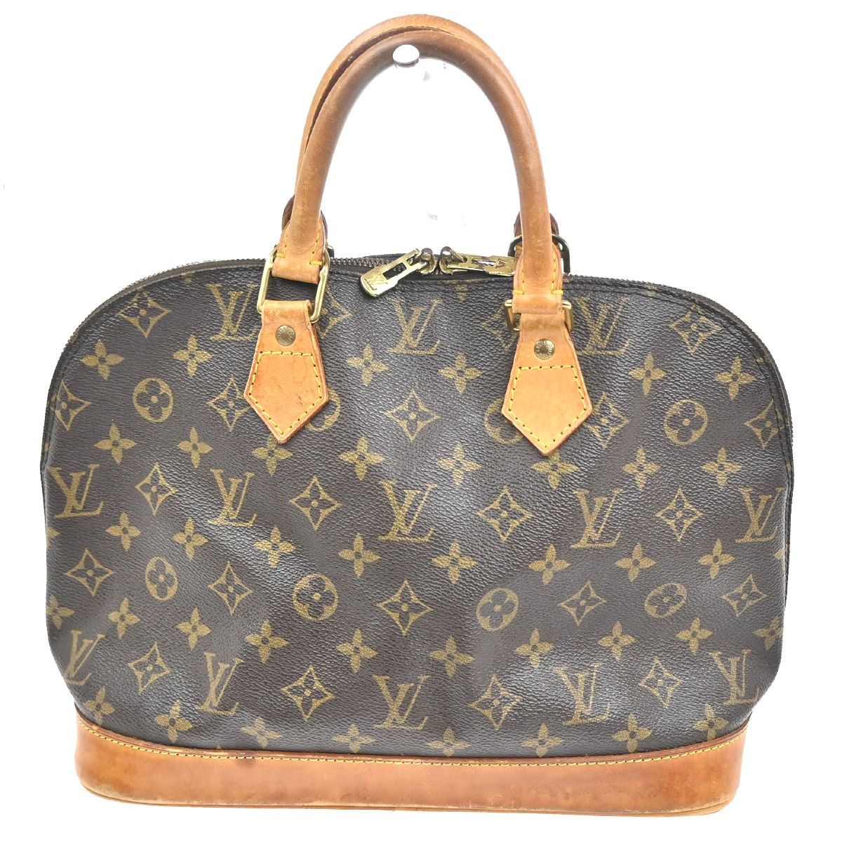 Louis Vuitton Alma Monogram Leather Handbag — view 3