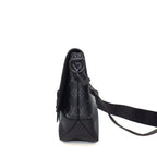 Louis Vuitton Shoulder Bag Saumur Messenger Monogram Eclipse Leather Black — view 3