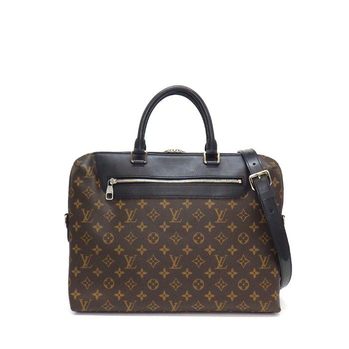 Louis Vuitton Business Bag Porte Documents Jules Monogram Macassar Leather