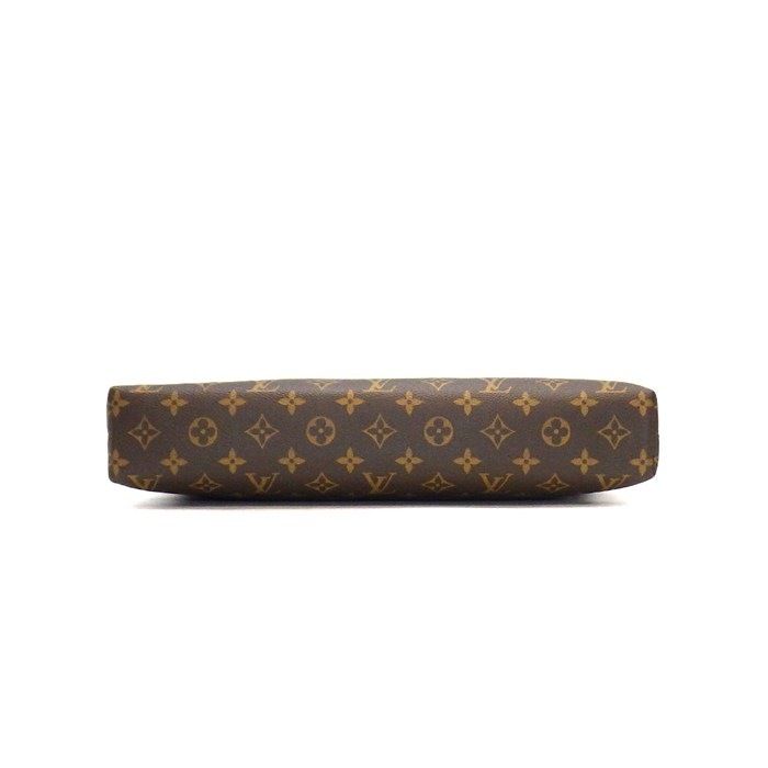 Louis Vuitton Business Bag Porte Documents Jules Monogram Macassar Leather — view 4