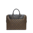 Louis Vuitton Business Bag Porte Documents Jules Monogram Macassar Leather — view 2