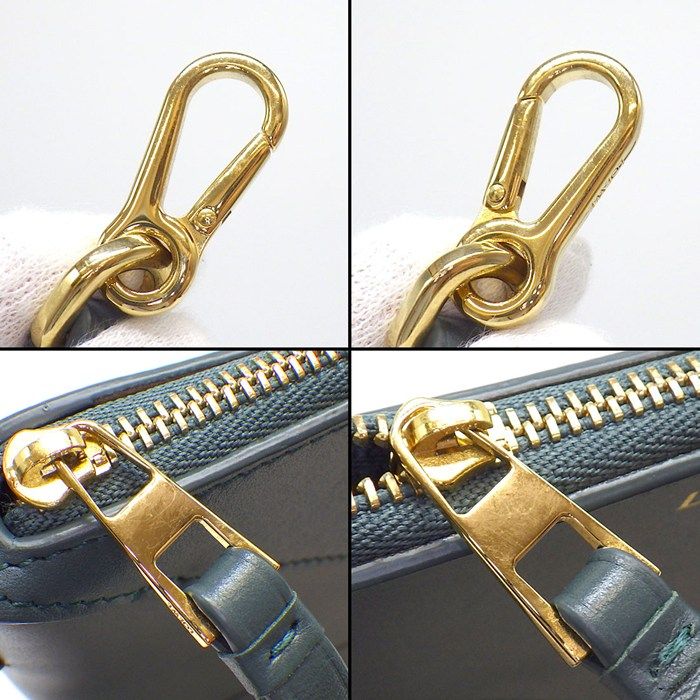 Loewe Shoulder Bag Puzzle Fold Pouch Vetiver Shiny Napa Calfskin Gold — view 7