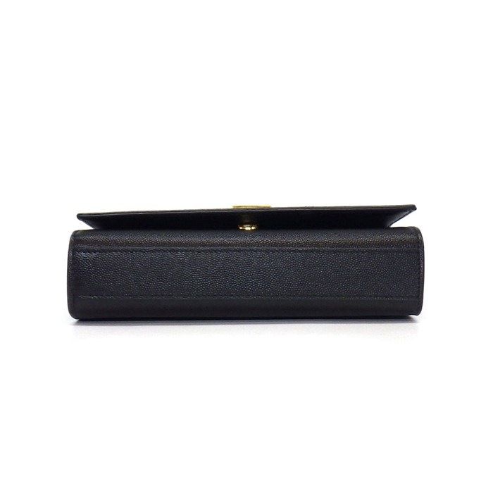 Saint Laurent Shoulder Bag Kate Small Black Grained Poodle Leather Gold — view 4