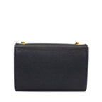 Saint Laurent Shoulder Bag Kate Small Black Grained Poodle Leather Gold — view 2