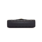 Saint Laurent Shoulder Bag Envelope Black Grained Poodle Leather — view 4