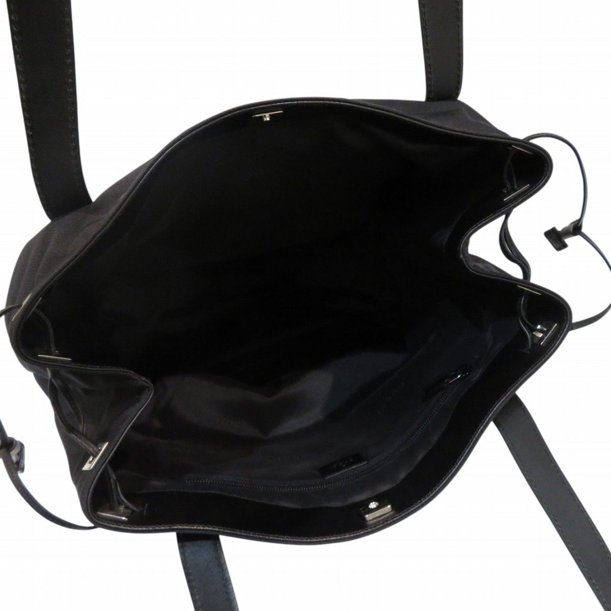 Gucci Tote Bag Nylon Black — view 8