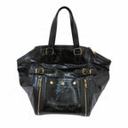 Saint Laurent Downtown Tote Bag Patent Leather