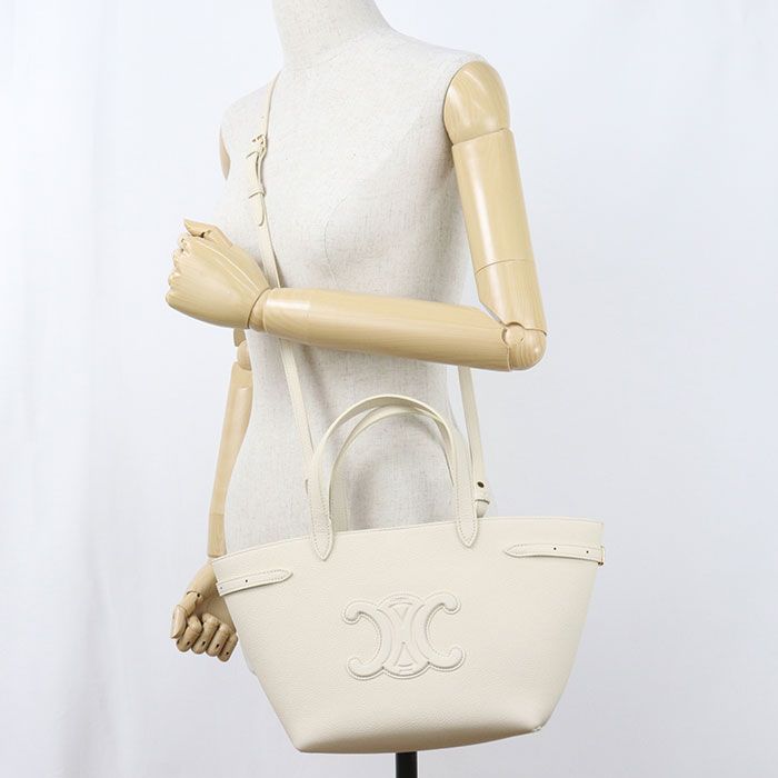 Celine Mini Cabas Anais 2-Way Cuir Triomphe Calfskin Handbag — view 6