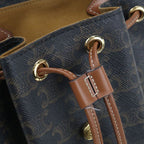 Celine Bonnie Triomphe Canvas Backpack Leather — view 7